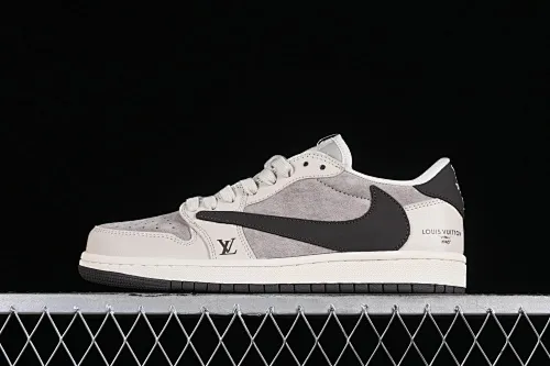 All categories Air Jordan Jordan series basketball shoes Air Jordan 1 Low High-end customized low-top sneakers Travis Scott x Fragment Design x Jordan Air Jordan 1 Low OG SP AJ1 Joe 1 LV joint-cappuccino low-top cultural and casual sneakers LX1988-100